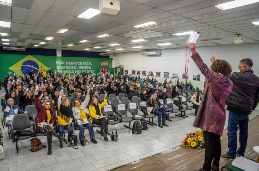 Sindi Lajeado no 6º Congresso Estadual da CTB RS
